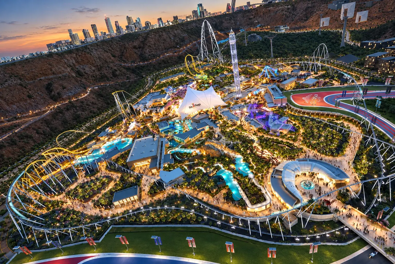 Six Flags Qiddiya, Qiddiya, KSA